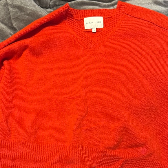 Loulou Studio Anzor Sweater Red size Small,New Products : American Fashion Style Bags On Sale